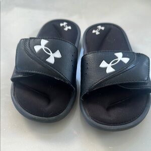 Under Armour Black Athletic Slide Sandals
